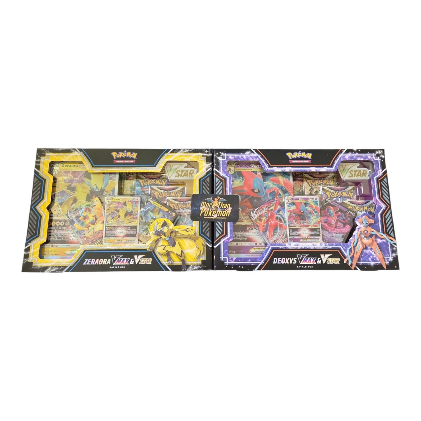 (1) Deoxys/Zeraora VMAX & VSTAR Battle Box (Set of 2)