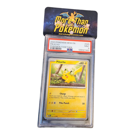 2023 POKEMON MEW EN-151 #025 PIKACHU POKEMON TOGETHER