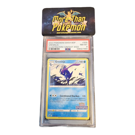 2022 POKEMON SWSH BLACK STAR PROMO #305 GRENINJA ILLUSTRATION CONTEST 2022
