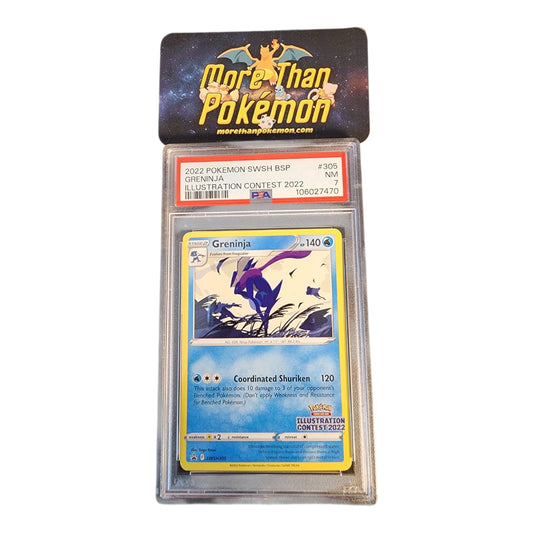 2022 POKEMON SWSH BLACK STAR PROMO #305 GRENINJA ILLUSTRATION CONTEST 2022