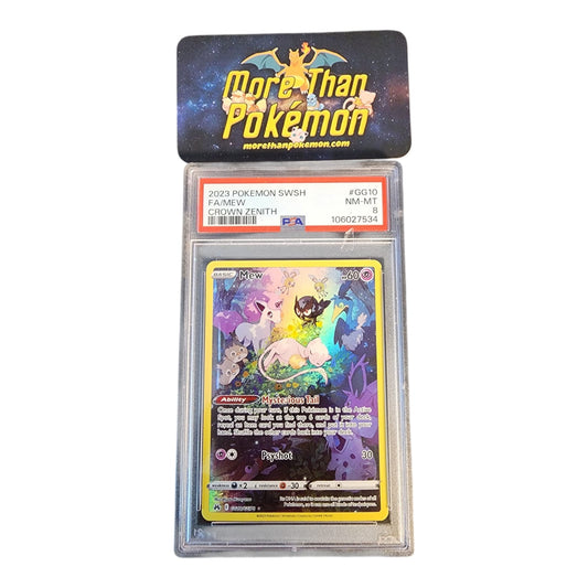 2023 POKEMON SWORD AND SHIELD CROWN ZENITH #GG10 FA/MEW CROWN ZENITH