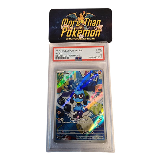 2023 POKEMON SVI EN-SCARLET & VIOLET #215 RIOLU ILLUSTRATION RARE