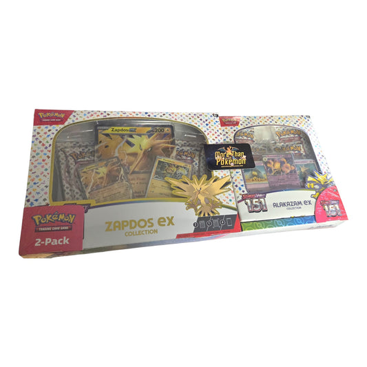 (1) Costco: 2-Pack Pokémon TCG: Scarlet & Violet 151 ex Boxes ( Zapdos & Alakazam)
