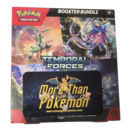 (1) Pokémon Trading Card Games SV5 Temporal Forces Booster Bundle