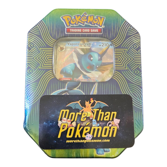 (1 ) Elemental Power Tin (Vaporeon GX)