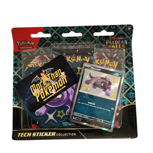 (1) Paldean Fates Tech Sticker Collection Maschiff